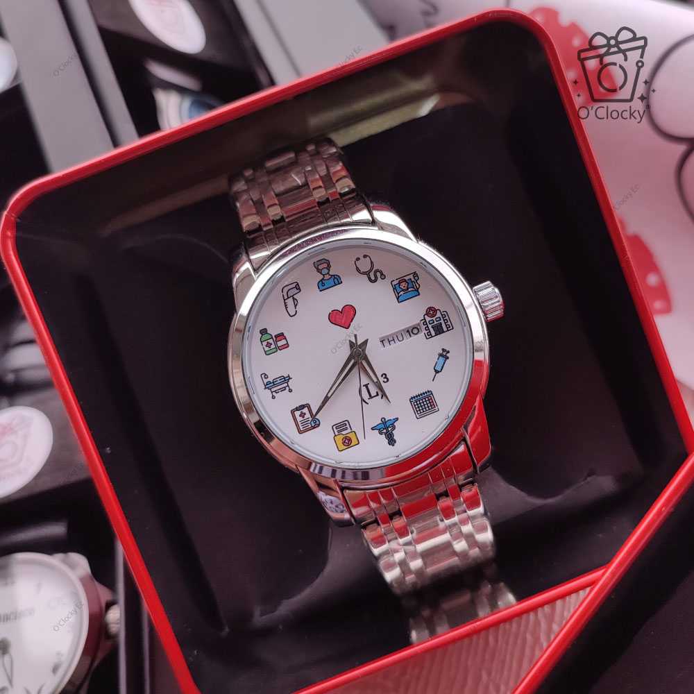 M3 Reloj de Acero con fechero Personalizado – OClocky