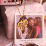 Cadenita Placa Corazón Grabado Mediano