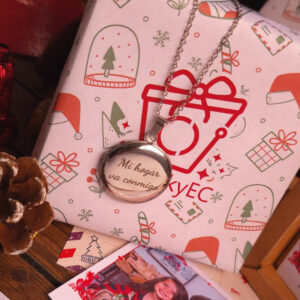 Relicario Redondo Llano + Grabado + Envío Gratis