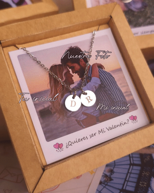 Collar "Nuestras Iniciales"  +  Envío Gratis