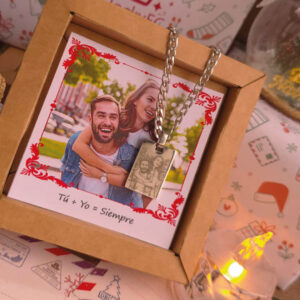 Cadena Rectangular de Acero Inoxidable + Envío Gratis