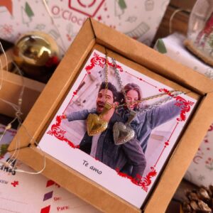 Pareja de Relicarios de Corazón Mini + Envío Gratis