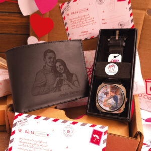 Combo: Billetera + Reloj Personalizado + Envío Gratis