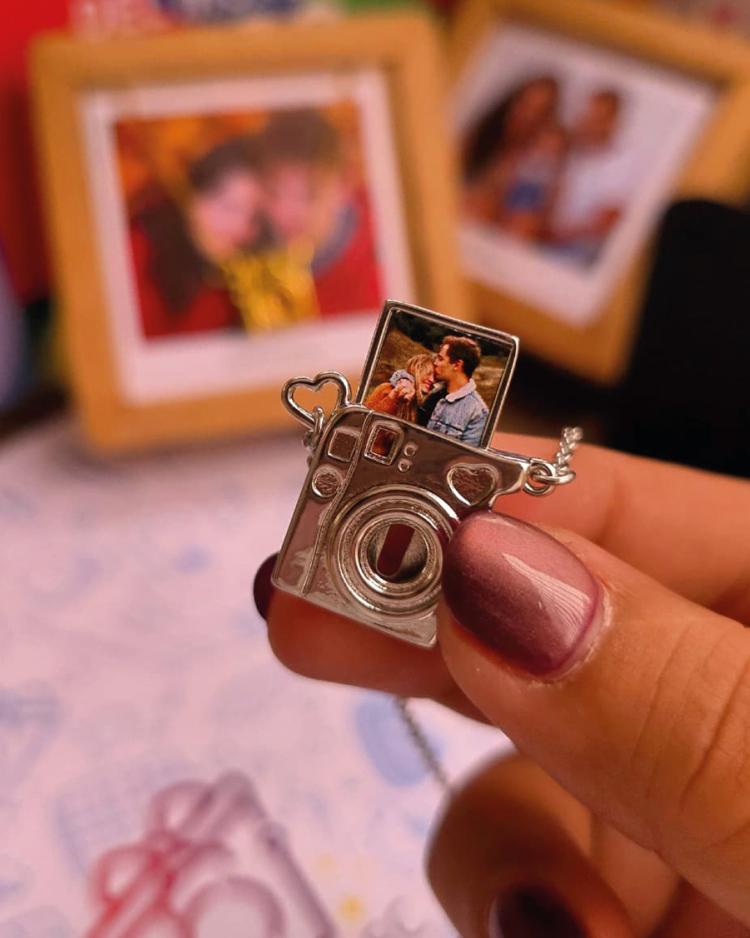 Relicario Cámara Instax/Latón + Envío Gratis - Imagen 3