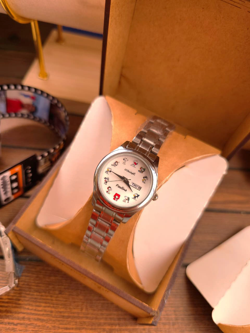 Reloj Dama Acero Plateado - RM057