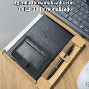 Agenda Personalizada Nova + Bolígrafo Personalizado + Envío Gratis