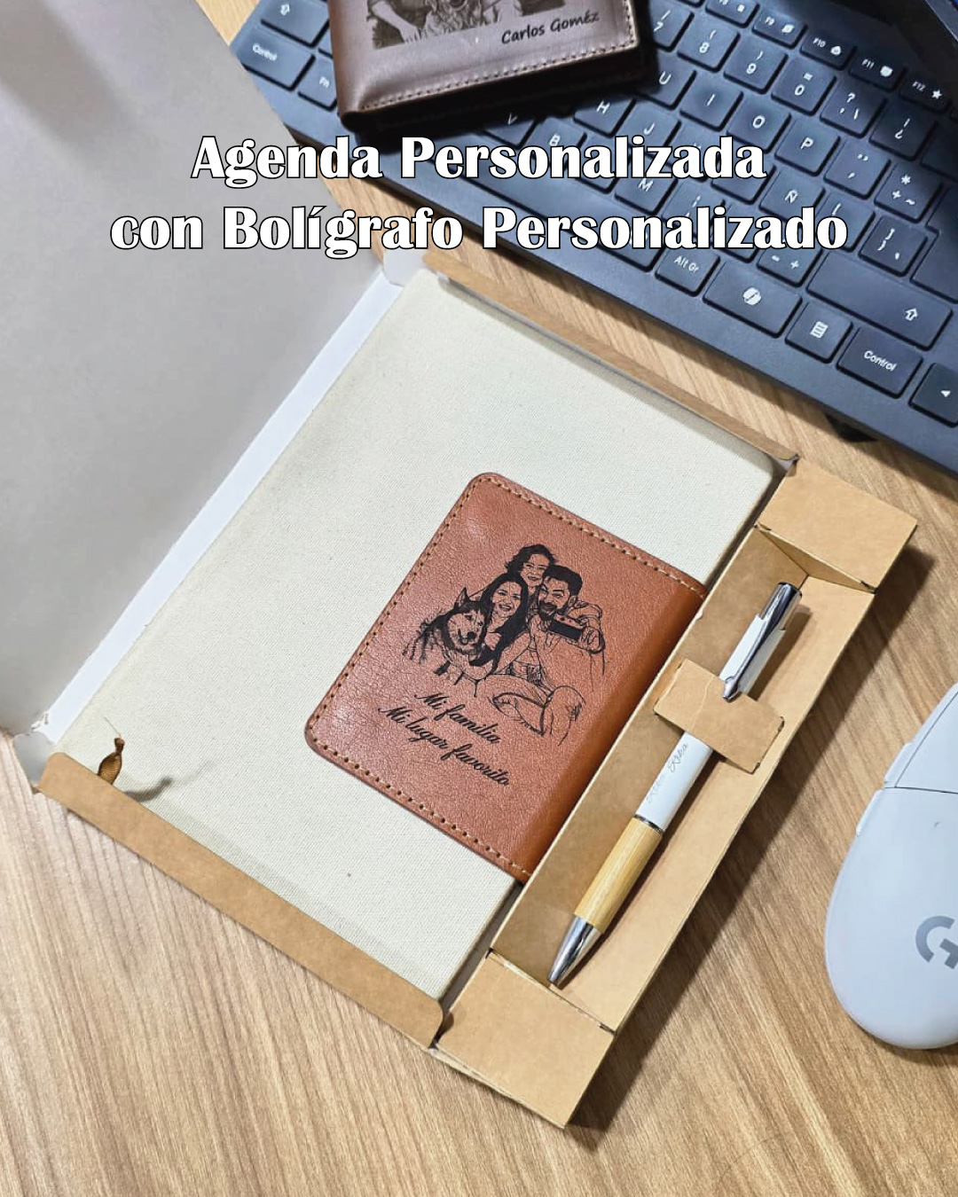 Agenda Personalizada Urban 2 + Bolígrafo Personalizado + Envío Gratis