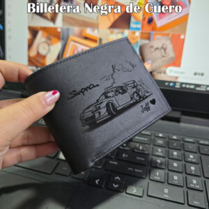 Billetera Negra Modelo 5 / Monedero Interno